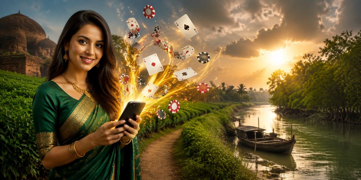 সুন্দরবন থিমে পোকার গেম ও চা বাগানের সৌন্দর্য